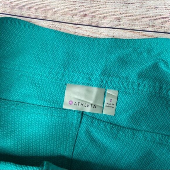 Athleta Drawstring Athletic Shorts Size 2 - Picture 2 of 6